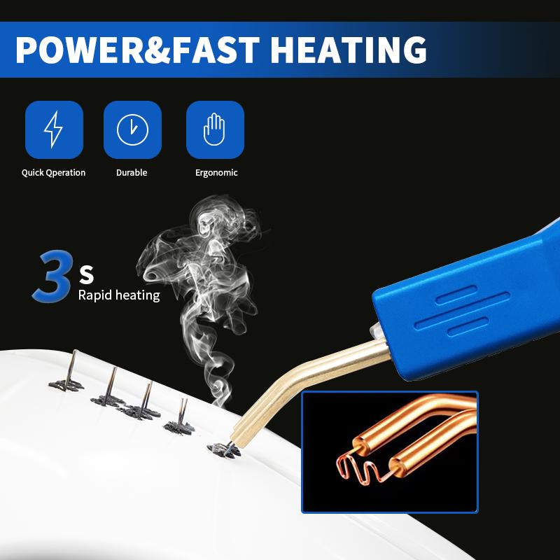 Plastic Welder Welding Machine Car Bumper Soldering Gun 4 Types Staples for Bumper/Kayak/Plastic Product Repairs