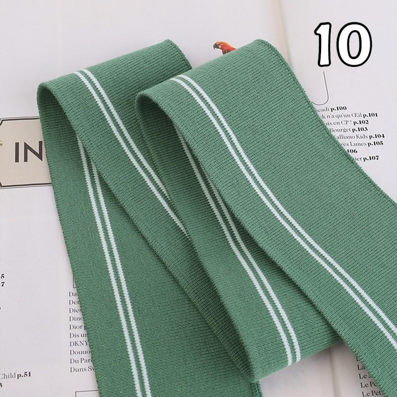 90x6cm Elastic Knitted Fabric DIY Rib Neckline Cuff Hem Knitted Fabric Sewing Baseball Uniform Jacket Clothing Supplies