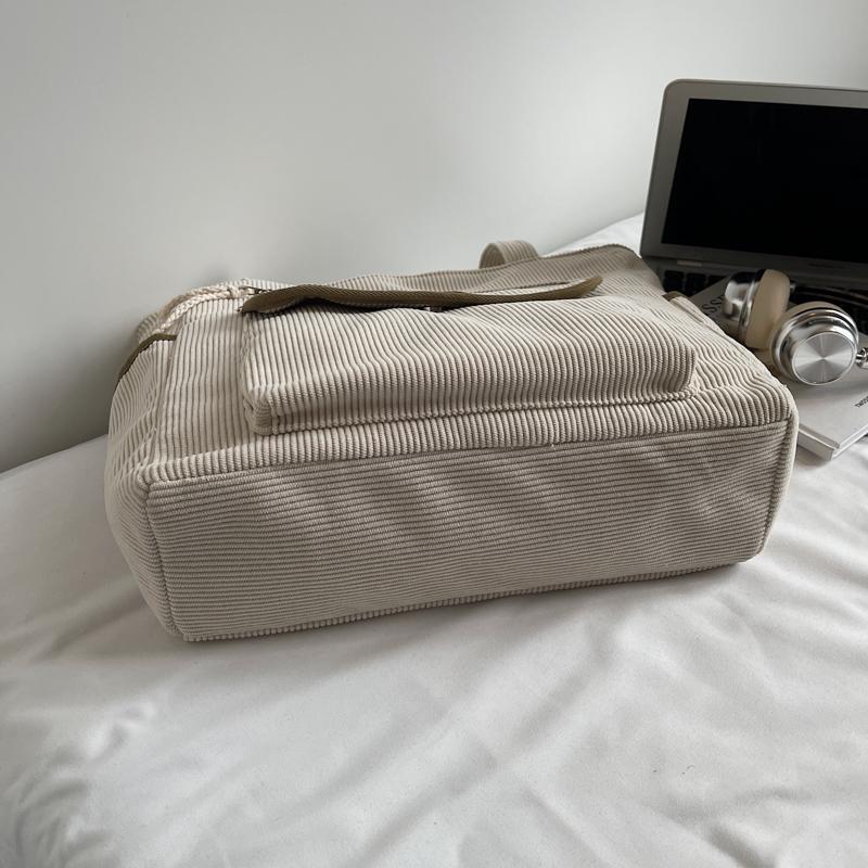 Manchesterväska Multi-Fick Pendlarväska Stor Kapacitet Axelväska Dam Bärbar Toteväska