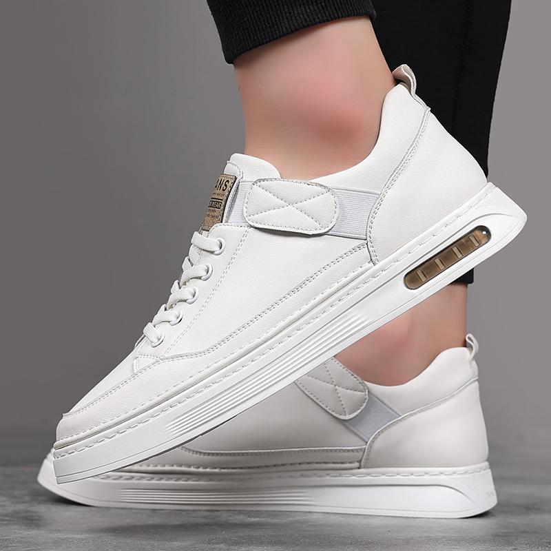 Uformelle herresko snøring Mote Komfortable sko Herre Joggesko Designer ekte skinn Herre Flats Herre Chaussures
