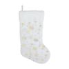 Cute Snowflake Christmas Knitted Socks Large Capacity Embroidered Christmas Stockings Hanging Candy Bag Merry Christmas