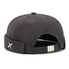 Stylish Korean Unisex Melon Skin Hat - Brimless Hip-Hop Tang Style Sailor Cap for Street Dance