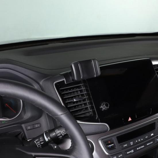 Black ABS Center Console Air Vent Phone Holder For Honda Pilot 2016-