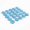 Blue Copper Turquoise Cabochon Round Gemstone Lot – Natural Turquoise Cabochons for Jewelry Making