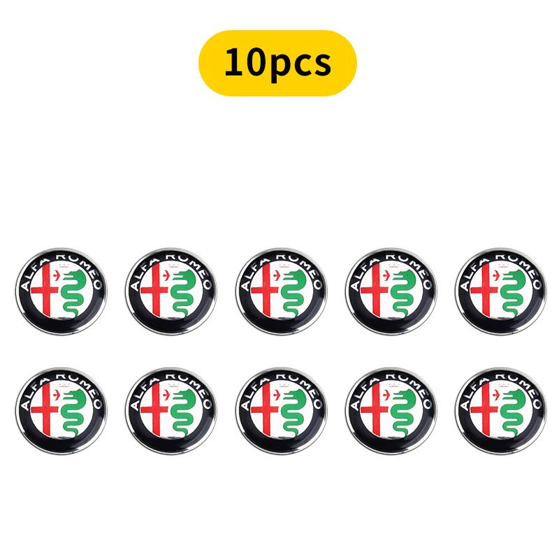 14mm Znak na klíč od auta Náhradní samolepka na klíč od auta Pro Alfa Romeo 147 159 156 Giulietta Giulia Mito Spider Autodoplňky