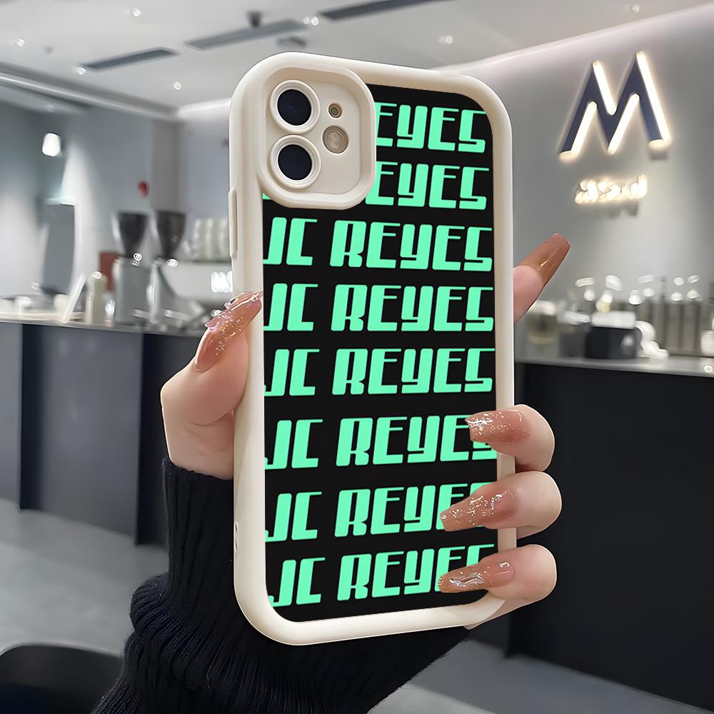Rapper JC REYES Phone Case For IPhone Air 17 Pro Max 16 E 15 14 Pro Max 13 12 11 Mini Plus Soft Silicone White Cover