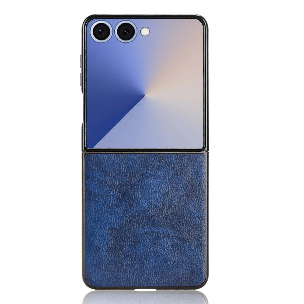 case for Samsung Galaxy Z Flip 7 FE Litchi pattern phone case protective cover hard shell full coverage Anti-Fingerprint plain