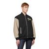Puma Color Block Logo Embroidered Baseball Collar Zip Jacket Unisex Jackets Black Brown 539749-01