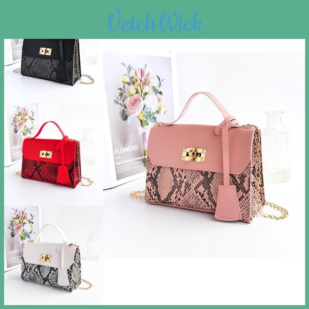 2021 New European And American Retro Snake Skin Shoulder Bag