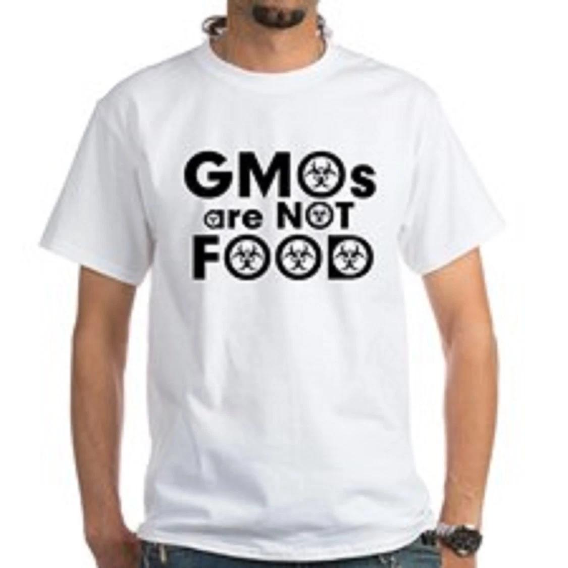 GMOs are NOT Food T shirt anti GMO Monsanto Organic Vegan Vegetarian Activist XS