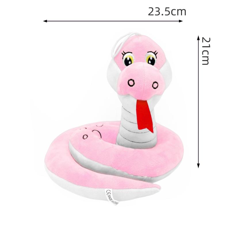 Snake Christmas Zodiac Doll Plush Toy Stuffed Animal Pp Cotton Gift Festive