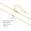Skyrim Stainless Steel Gold Color Chain Necklace Women Minimalist Cuban Paperclip Twisted Snake Chain Fashion Jewelry Wholesale