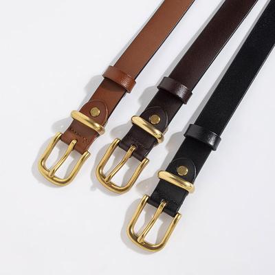 New Lady's Exquisite, High-end, Versatile Business and Commuting Fashion Leather Belt, Women's Belt, Cowhide