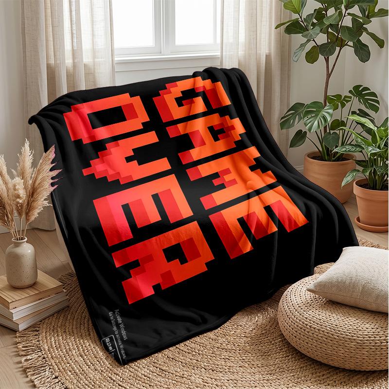 Game Theme blanket Soft Flannel Blanket Plush Throw Blanket Cozy Sofa Bed Blanket for Home Decor