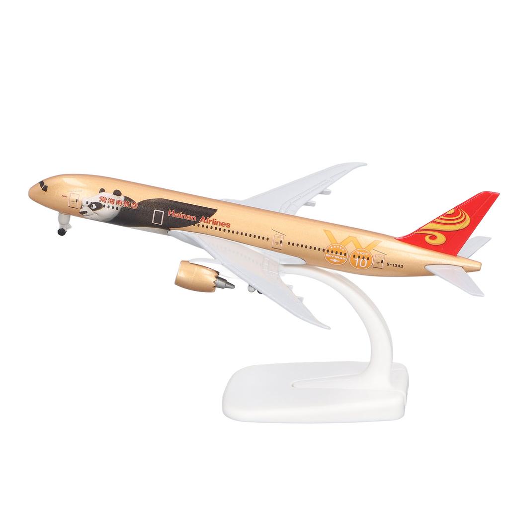 787 Alloy Airplane Model with Landing Gear Stable Base Realistic Highly Collectible Metal Diecast