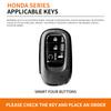 CLVRX1 Racing Style Car Remote Key Case Cover Keychain for Honda 2022 2023 2024 Accord Civic HR-V CR-V Pilot Sport SI EX EX-L Touring