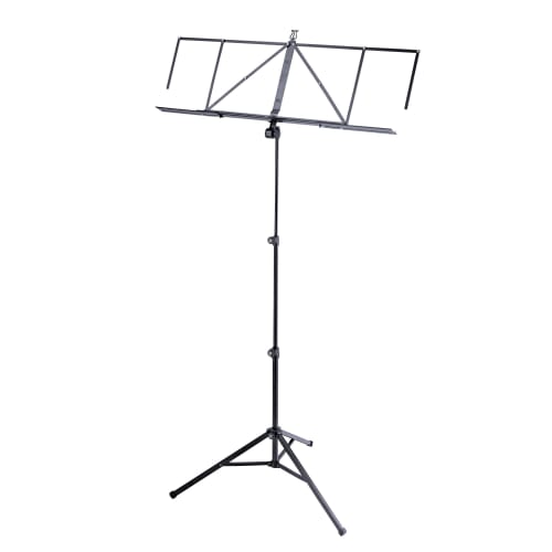 K&M Folding Music Stand "Robby Plus" Wide [10062] Color: Black