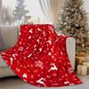 Christmas Blanket Soft Flannel Warm Plush Holiday Decoration Blanket Winter Comfortable Sofa Blanket S135