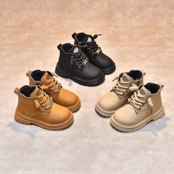 

Детские ботинки Martin, популярная детская обувь, детские ботинки для девочек, обувь для мальчиков с мягкой подошвой, модные короткие ботинки 21 хаки