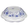 Retro Blue & White Lotus Soup Bowl - Large Ceramic Chinese-Style Bowl for Mao Xue Wang & Pickled Fish