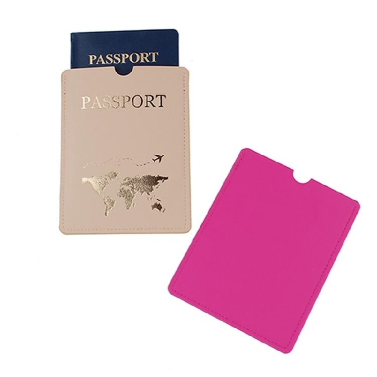 Durable PU Passport Cover Wedding Gift Credit Card Holder Gift for Traveler