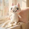 80cm 110cm Grande Peluche Gatto Bianco Giocattolo Peluche Animale Anime Gattino Cuscino Regalo di Compleanno