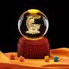 Unicorn Night Light Crystal Ball Ornament - Creative Gift for Festivals & Boyfriend Display Stand