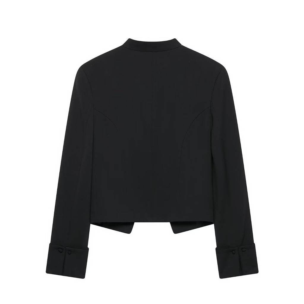 European and American style, new women's clothing, fashionable, versatile knot buckle blazer 2783/617