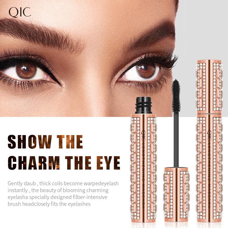 QIC Star Diamond Mascara Elongated Thick Curled Non-smudging Makeup Eyelash Primer