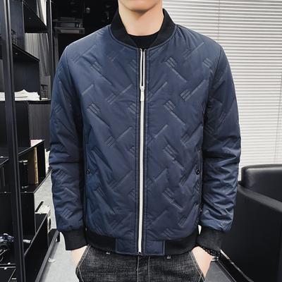 Winter Large-size Cotton-padded Men's Jacket Korean Version of Trendy Casual Middle-aged and Young Men's Thickened Short Cotton Top