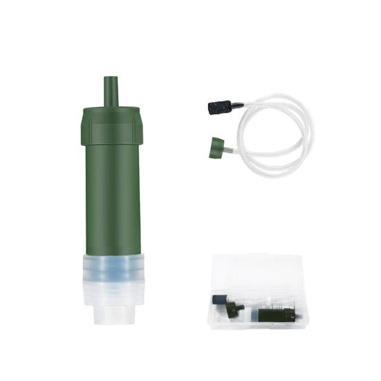 Personal Water Filter Straw Mini Water Purifier Universal Easy To Install Outdoor Camping Water Purifier Straw Kit Emergency Survival Gear