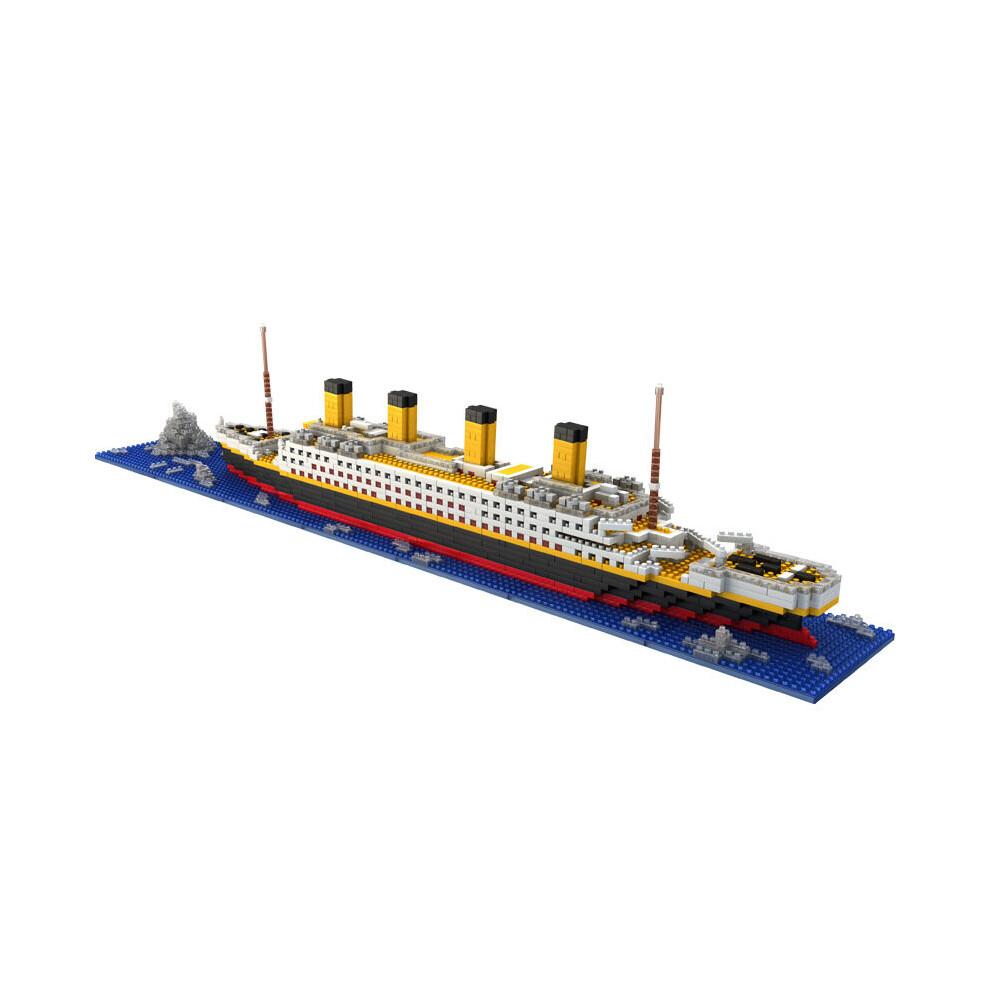 1860 Stück Titanic Form Modellbausteine Modell Konstruktionsset