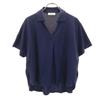 Short Sleeve Skipper Color Polo Shirt 34 Navy Women Used