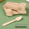 Disposable Wooden Ice Cream Spoons