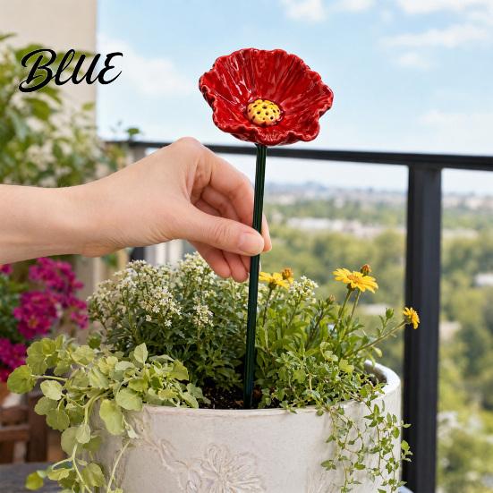 Terrassen-Vogeltränke Bienen-Trinkstation für Garten Wasserspender mit Blumen-Schmetterlings-Design Bunte Schale Outdoor-Gartenhof-Dekoration Klein Für