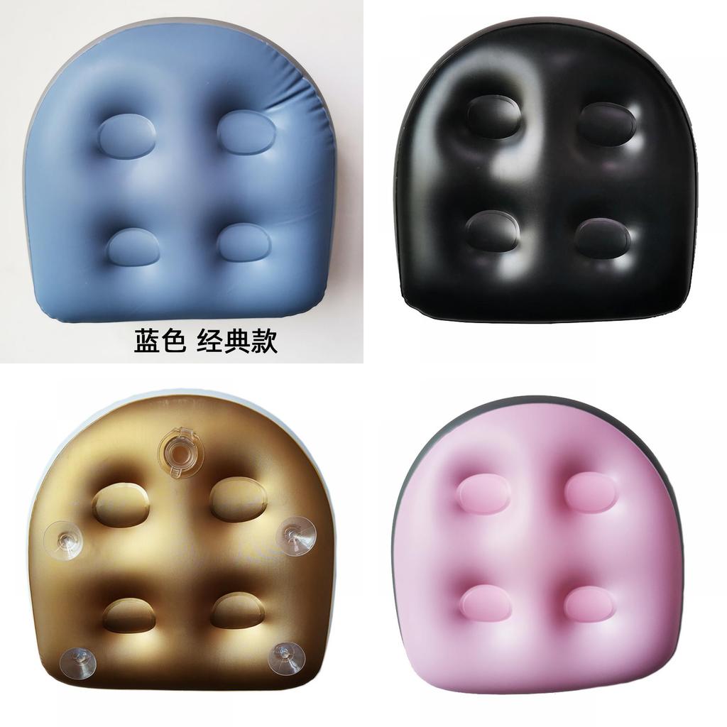 Premium Pvc Adult Spa Inflatable Seat Cushion With Backrest And Suction Cup