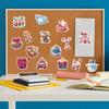 50 Christmas Fun Gifts Decorative Party Stickers Guitar Notebook Suitcase DIY Waterproof Stickers