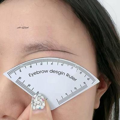 Fast Drawing Eyebrow Design Ruler Microblading Mapping Tool Permanent Makeup Shaping Guide Ruler for Tattoo Supplies Reusable