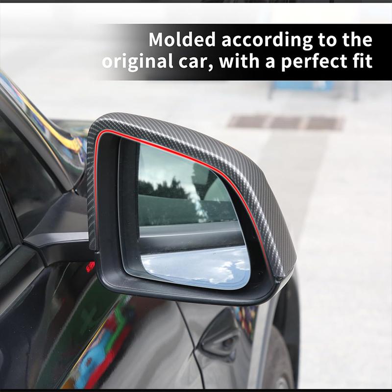 QPPU3 For Tesla Model Y Juniper 2025 2026 Rearview Mirror Cover Car ABS Side Mirror Cover Exterior Accessories(not fit Standard)