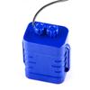 1 Pc 6x18650 12V Rechargeable Battery Pack for Case Waterproof Housing Cover Battery Storage Box with 5.5x2.1mm Adapter