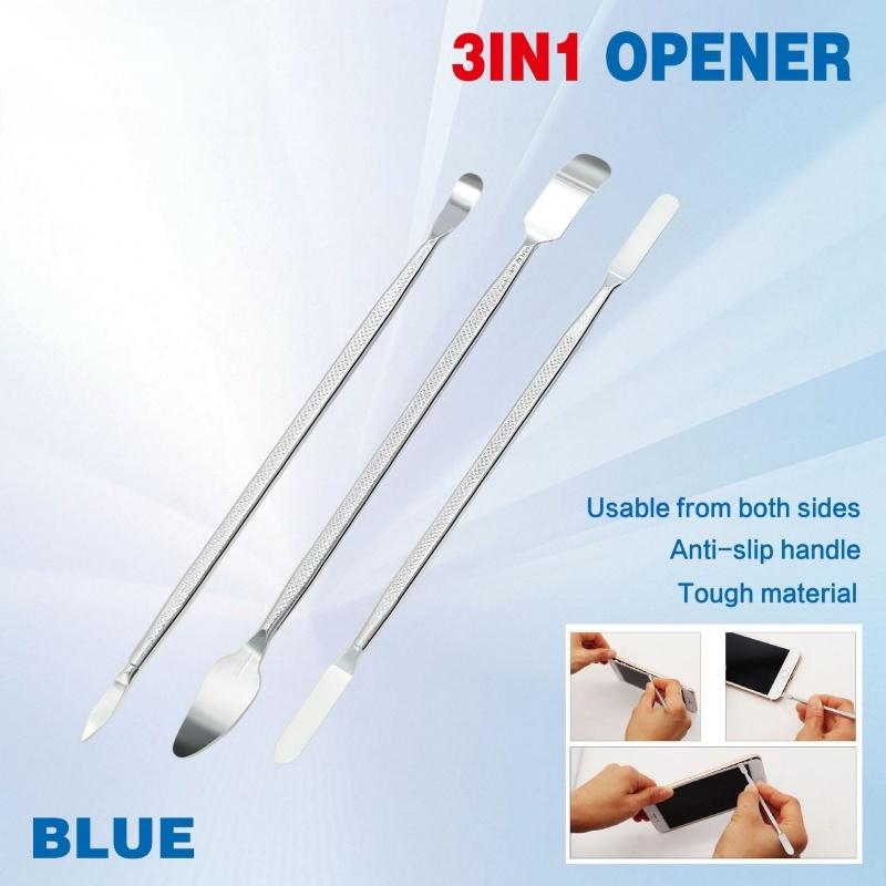 3Pcs/set  Repair Opening Pry Hand Tool Kit Metal Spudger Opening Repair Tools Blade Smart Phone Tablet PC Disassemble Spudger