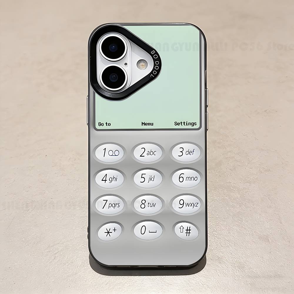 Old Phone Screen Case For IPhone 11 12 13 14 15 16 17 Pro Max XS X XR Cover