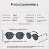 Metal Oversized Myopia Sunglasses Stylish Round-Frame High-Quality Nearsighted Glasses Men's and Women's Classic Driving Shades