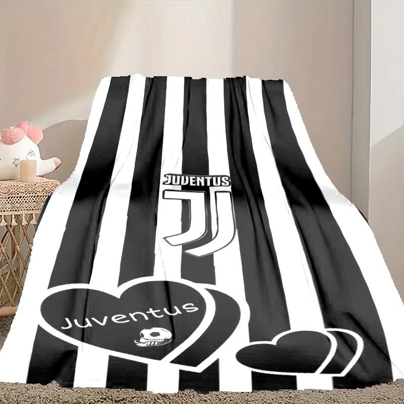 1pc Snug Juventus Football Club Blanket, Lightweight & Durable Print Blanket, Perfect for Home, Couch, Bed, Picnic, Travel, Office