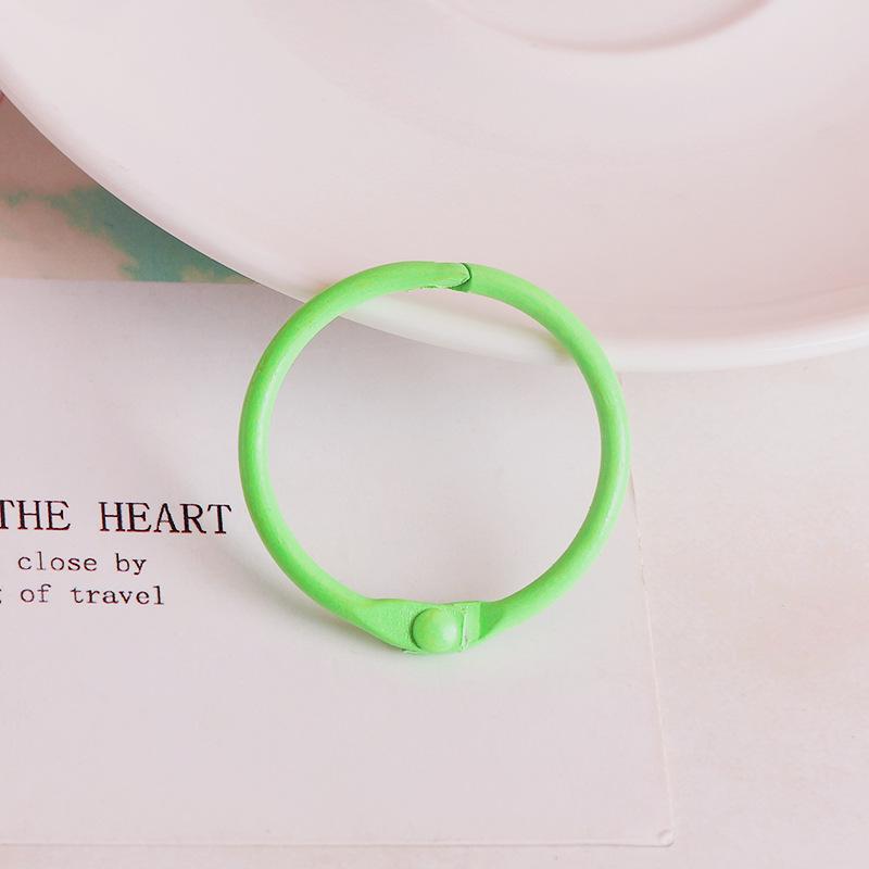 DIY brelok do kluczy: Metalowe ogniwko zaciskowe 30 mm z wykończeniem lakierem wypiekowym