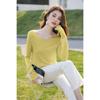 Mokaana Women's Lace Long Sleeve Knit T-shirt