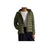 Polo Ralph Lauren Waterproof Foldable Hooded Quilted Cotton Jacket Women jackets Olive-Green 211958932-007