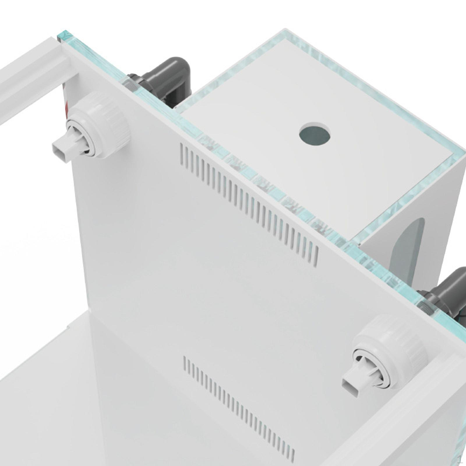 

2 Соединителя-насадки «Утиный нос» для выходных отверстий аквариумной воды, вращающиеся сантехнические детали белый