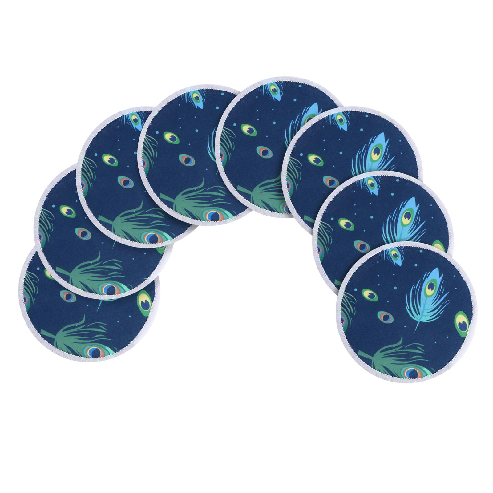 

8 шт. многоразовых прокладок для кормления, 3-слойные, моющиеся, непромокаемые, суперабсорбирующие, для сосков при подтекании молока G73