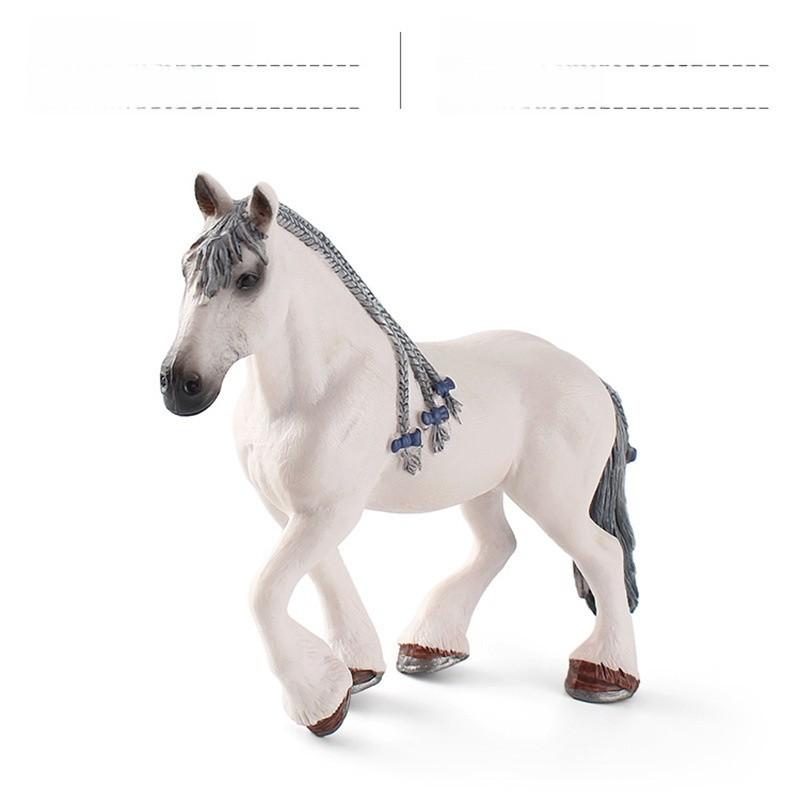 Andalusian Horse Handcrafted Static Model For Animal Collectors And Decor